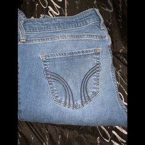 Hollister Low Rise Blue Pants